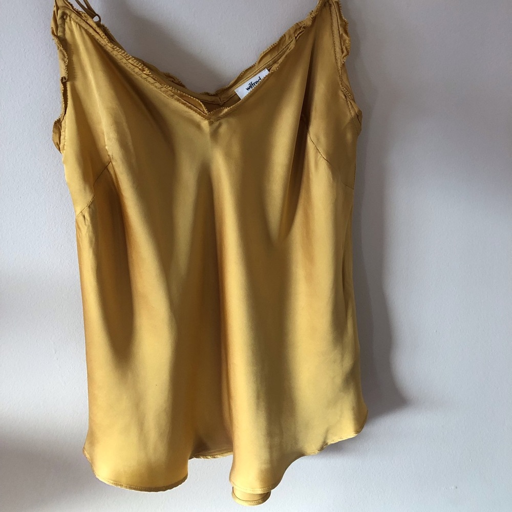 Aritzia Wilfred Ruffle Camisole